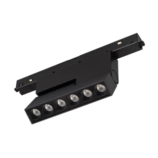 Фото #1 товара Светильник MAG-ORIENT-DOTS-FOLD-S195-6W Warm3000 (BK, 30 deg, 48V) (Arlight, IP20 Металл, 5 лет)