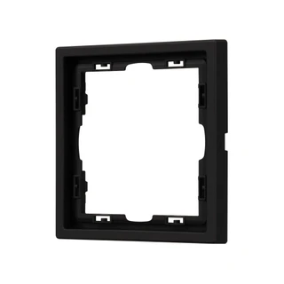 Фото #1 товара Рамка пластиковая FRM-NOBE-SFPL-1-BK (Arlight, Черный оникс)