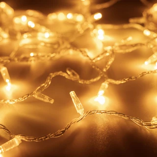 Фото #1 товара Светодиодная гирлянда ARD-STRING-CLASSIC-1000-CLEAR-100LED-PULSE Warm (230V, 7W) (Ardecoled, IP65)