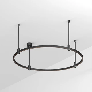 Фото #1 товара Основание ART-APRIORI-ROUND-ROD-400-R1000 (BK) (Arlight, IP20 Металл, 3 года)