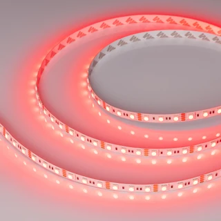 Фото #1 товара Светодиодная лента RT-B72-10mm 12V RGB (15 W/m, IP20, 5060, 5m) (Arlight, 15 Вт/м, IP20)