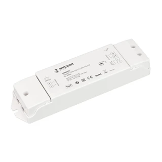 Фото #1 товара INTELLIGENT ARLIGHT Диммер SMART-PWM-102-72-CDW-PD-SUF (12-36V, 2x5A, ZB, 2.4G) (IARL, IP20 Пластик, 5 лет)