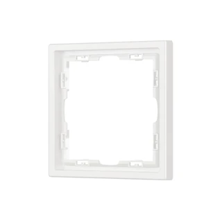 Фото #1 товара Рамка пластиковая FRM-NOBE-SFPL-1-WH (Arlight, Белый кварц)