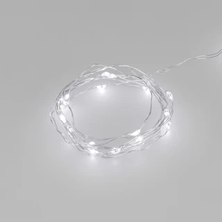 Фото #1 товара Светодиодная гирлянда ARD-DEW-HOME-2000-CLEAR-20LED-STD White6000 (1.5V, Battery Pack, Cork) (Ardecoled, IP20)