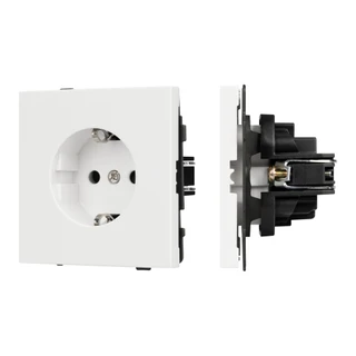 Фото #1 товара Механизм электрической розетки SCT-TENDO-MEU1-SFPL-WH (230V, 16A) (Arlight, Матовый белый)