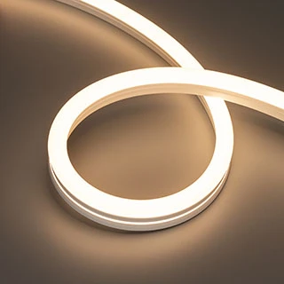 Фото #1 товара Светодиодная лента герметичная MOONLIGHT-SIDE-A140-12x24mm 24V Warm3000 (9.6 W/m, IP68, 0,5m, wire x1) (Arlight, Образец)