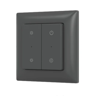 Фото #1 товара INTELLIGENT ARLIGHT Кнопочная панель SMART-RF-801-22-MULTI черная, закруг. (3V, пластик, 2.4G) (IARL, IP20 Пластик, 5 лет)