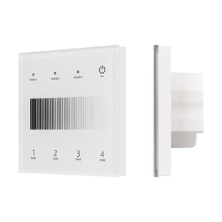 Фото #1 товара INTELLIGENT ARLIGHT Сенсорная панель SMART-DALI-301-11-4G-3SC-DT6 Белая (230V, встраиваемая, 2.4G) (IARL, IP20 Пластик, 5 лет)
