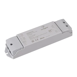 Фото #1 товара Конвертер SMART-C3-4CH-SUF (12-24V, RF-0/1-10V, 2.4G) (Arlight, IP20 Пластик, 5 лет)
