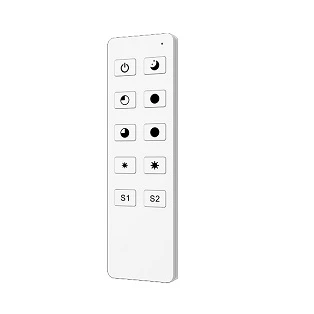 Фото #1 товара INTELLIGENT ARLIGHT Пульт SMART-801-22-1G-2SC-DIM White (3V, 2.4G) (IARL, IP20 Пластик, 5 лет)