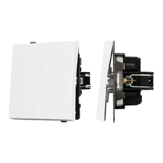 Фото #1 товара Механизм звонкового выключателя SWT-TENDO-MKR1-PL-WH (230V, 10A) (Arlight, Белый)