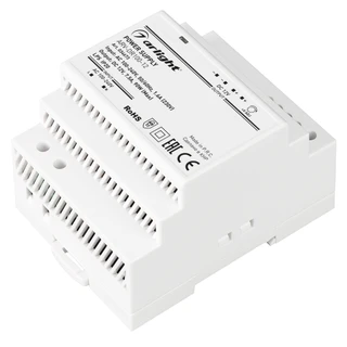 Фото #1 товара Блок питания ARV-DR100-12 (12V, 7.5A, 90W) (Arlight, IP20 DIN-рейка)