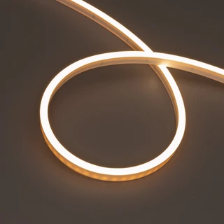 Фото #1 товара Светодиодная лента герметичная WAVE-SIDE-PU-A120-06x12mm 24V Warm3000 (8 W/m, IP68, 1m, wire x1) (Arlight, Вывод прямой, 3 года)