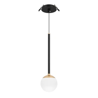 Фото #1 товара Светильник SP-BEADS-HANG-BUILT-T-R100-8W Warm3000 (BK-GD, 180 deg, 230V) (Arlight, IP20 Металл, 5 лет)