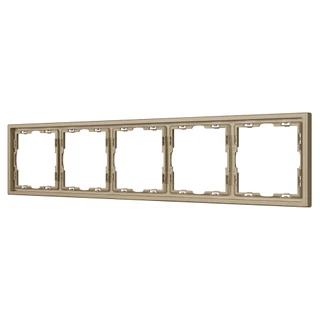 Фото #1 товара Рамка пластиковая FRM-NOBE-SFPL-5-GD (Arlight, Золотой песок)