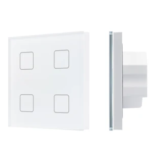 Фото #1 товара INTELLIGENT ARLIGHT Сенсорная панель DALI-301-11-IN White (BUS/24V, Backlight) (IARL, IP20 Пластик, 5 лет)