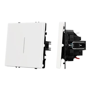 Фото #1 товара Механизм звонкового выключателя LED SWT-NOBE-MKR1-SFPL-L-WH (230V, 10A) (Arlight, Белый кварц)