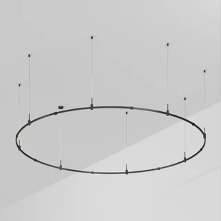 Фото #1 товара Основание ART-APRIORI-ROUND-HANG-R3000 (BK) (Arlight, IP20 Металл, 3 года)