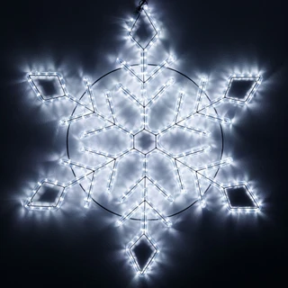 Фото #1 товара Фигура ARD-SNOWFLAKE-M9-900x900-360LED White (230V, 22W) (Ardecoled, IP65)