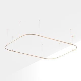 Фото #1 товара Основание ART-APRIORI-RECTANGLE-SOFT-HANG-4500x3500 (GD) (Arlight, IP20 Металл, 3 года)