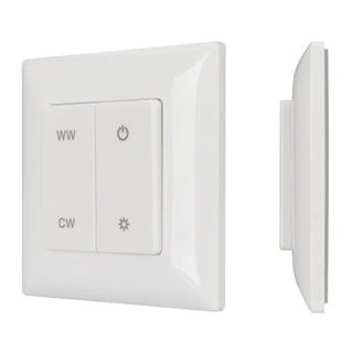Фото #1 товара Панель SMART-P48-MIX-P-SUF (3V, 1 зона, Knob, 2.4G) (Arlight, Пластик)