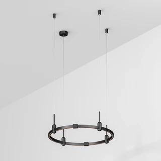 Фото #1 товара Основание ART-APRIORI-ROUND-HANG-R600 (BK) (Arlight, IP20 Металл, 3 года)