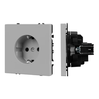 Фото #1 товара Механизм электрической розетки SCT-NOBE-MEU1-SFPL-IS (230V, 16A) (Arlight, Никель)
