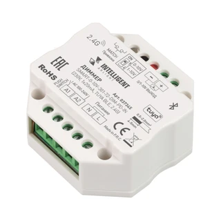 Фото #1 товара INTELLIGENT ARLIGHT Диммер SMART-0-10V-301-72-DIM-PD-IN (230V, 1x20mA, TUYA BLE, 2.4G) (IARL, IP20 Пластик, 5 лет)