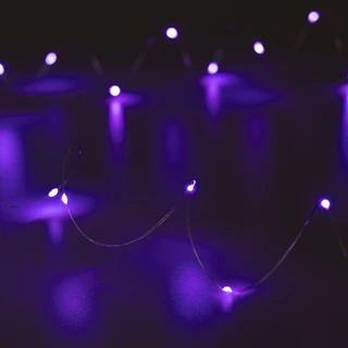 Фото #1 товара Светодиодная гирлянда ARD-DEW-HOME-2000-CLEAR-20LED-STD Purple (1.5V, Battery Pack, Cork) (Ardecoled, IP20)