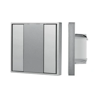 Фото #1 товара INTELLIGENT ARLIGHT Кнопочная панель DALI-201-23-2K-D2-IN Silver (BUS, Frame) (IARL, IP20 Металл, 3 года)