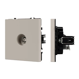 Фото #1 товара Механизм телевизионной розетки SCT-NOBE-MTV1-SFPL-CA (Arlight, Кашемир)