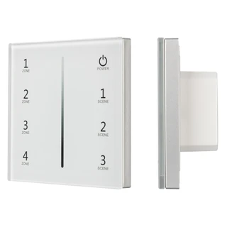 Фото #1 товара Панель Sens SMART-P29-DIM White (230V, 4 зоны, 2.4G) (Arlight, IP20 Пластик, 5 лет)