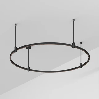 Фото #1 товара Основание ART-APRIORI-ROUND-ROD-400-R1200 (BK) (Arlight, IP20 Металл, 3 года)