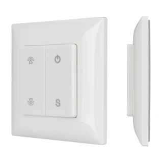 Фото #1 товара Панель SMART-P46-DIM-P-SUF (3V, 1 зона, Knob, 2.4G) (Arlight, Пластик)