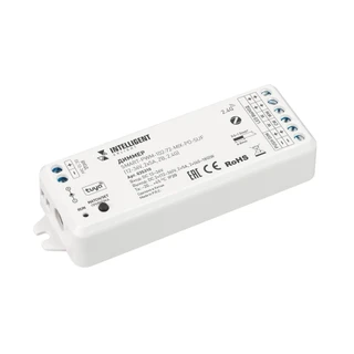 Фото #1 товара INTELLIGENT ARLIGHT Диммер SMART-PWM-102-72-MIX-PD-SUF (12-36V, 2x5A, ZB, 2.4G) (IARL, Контроллер)