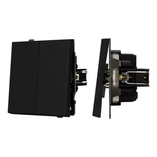 Фото #1 товара Механизм выключателя управления шторами SWT-TENDO-MKR2-SFPL-BK (230V, 10A) (Arlight, -)