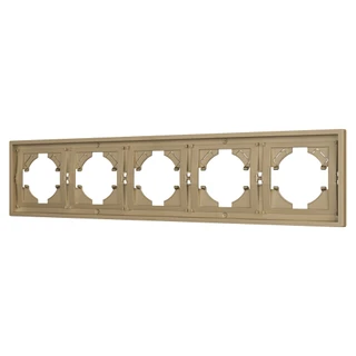 Фото #1 товара Рамка пластиковая FRM-TENDO-SFPL-5-GD (Arlight, Матовый песочный)