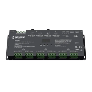 Фото #1 товара INTELLIGENT ARLIGHT Декодер SMART-PWM-124-83-SH-RDM-SUF Black (12-24V, 24x4A, XLR3, DMX512) (Arlight, IP20 Металл, 5 лет)