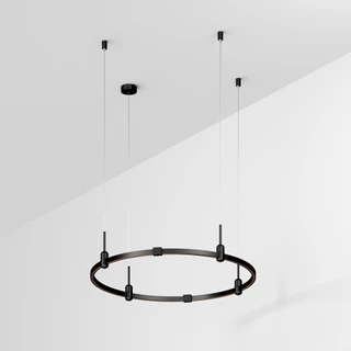Фото #1 товара Основание ART-APRIORI-ROUND-HANG-R800 (BK) (Arlight, IP20 Металл, 3 года)