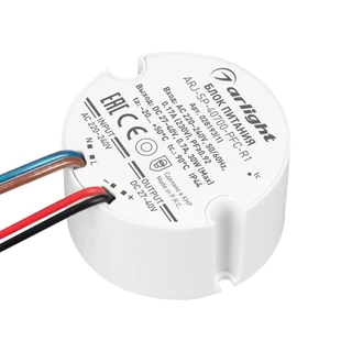 Фото #1 товара Блок питания ARJ-SP-40700-PFC-R1 (30W, 27-40V, 700mA) (Arlight, IP44 Пластик, 5 лет)