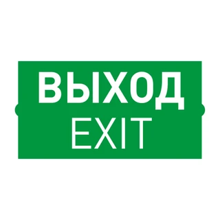 Фото #1 товара Пиктограмма EMGP-DIRECT-EXIT (Выход) (Arlight, Пластик)