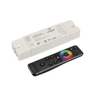 Фото #1 товара Диммер ARL-SET-PWM-104-72-RGBW-SH-IN, комплект (12-24V, 4x6A, 2.4G) (Arlight, IP20 Пластик, 3 года)