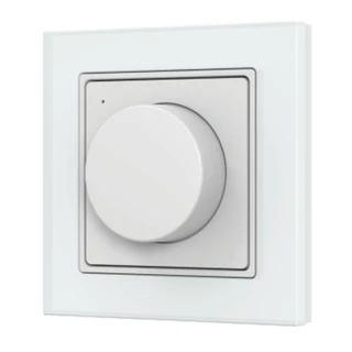 Фото #1 товара INTELLIGENT ARLIGHT Роторная панель SMART-RF-801-32-MULTI белая, квадрат. (3V, стекло, 2.4G) (IARL, IP20 Пластик, 5 лет)