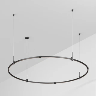 Фото #1 товара Основание ART-APRIORI-ROUND-HANG-R1500 (BK) (Arlight, IP20 Металл, 3 года)