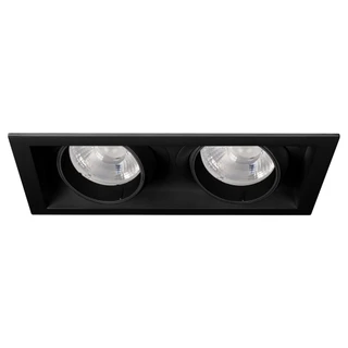 Фото #1 товара Светильник MS-VORTEX-BUILT-S250x140-2x30W Warm3000 (BK-BK, 30 deg, 230V) (Arlight, IP20 Металл, 5 лет)