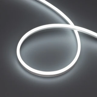 Фото #1 товара Светодиодная лента герметичная HALO-SIDE-A160-06x13mm 24V White6000 (10 W/m, IP67, 5m, wire x1) (Arlight, Вывод прямой, 3 года)