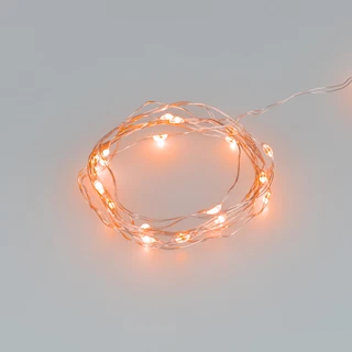Фото #1 товара Светодиодная гирлянда ARD-DEW-HOME-2000-CLEAR-20LED-STD Orange (1.5V, Battery Pack, Cork) (Ardecoled, IP20)
