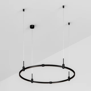 Фото #1 товара Основание ART-APRIORI-ROUND-HANG-R1000 (BK) (Arlight, IP20 Металл, 3 года)