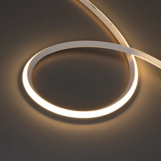 Фото #1 товара Светодиодная лента герметичная MOONLIGHT-3D-X544-10x10mm 24V Warm3000 (8 W/m, IP67, 5m, wire x1) (Arlight, Вывод боковой, 5 лет)