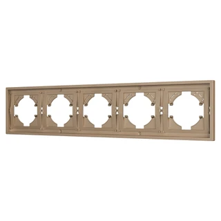 Фото #1 товара Рамка пластиковая FRM-TENDO-PL-5-GD (Arlight, Песочный)